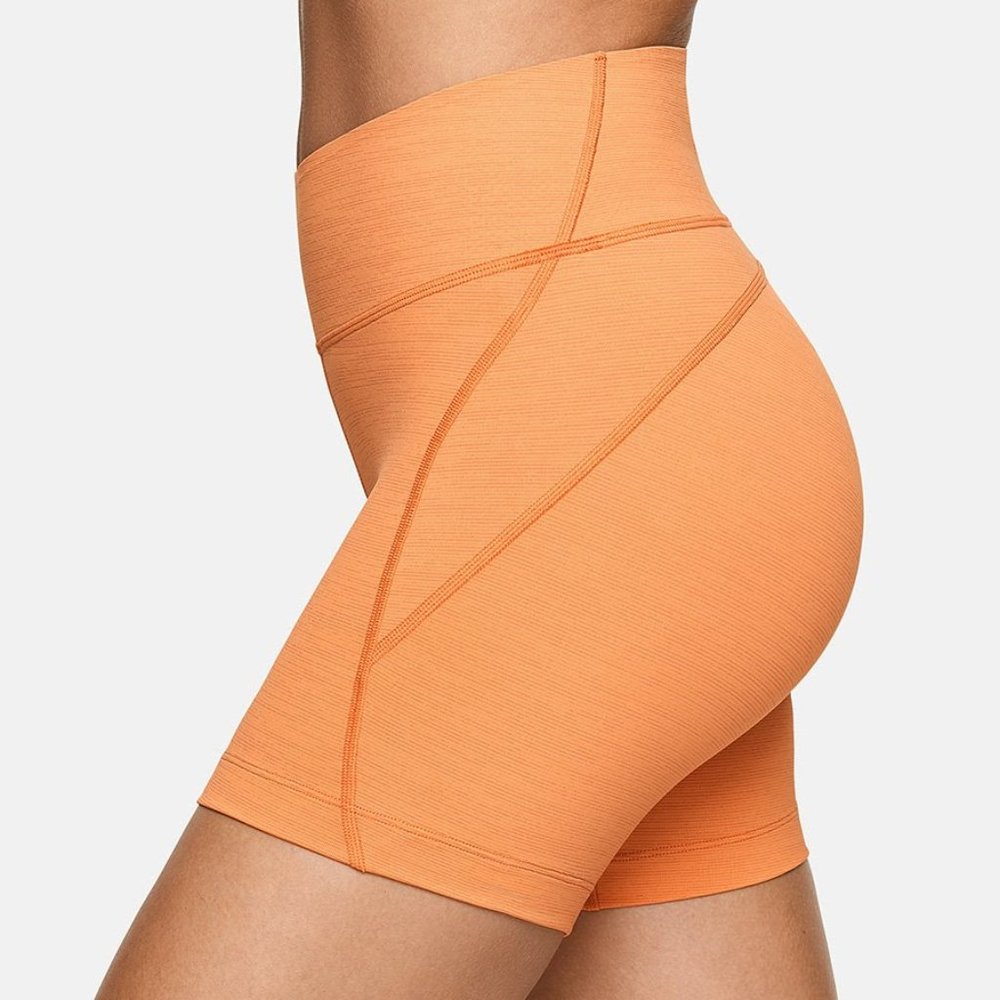 Outdoor Voices (OV) Techsweat Shorts (orange)